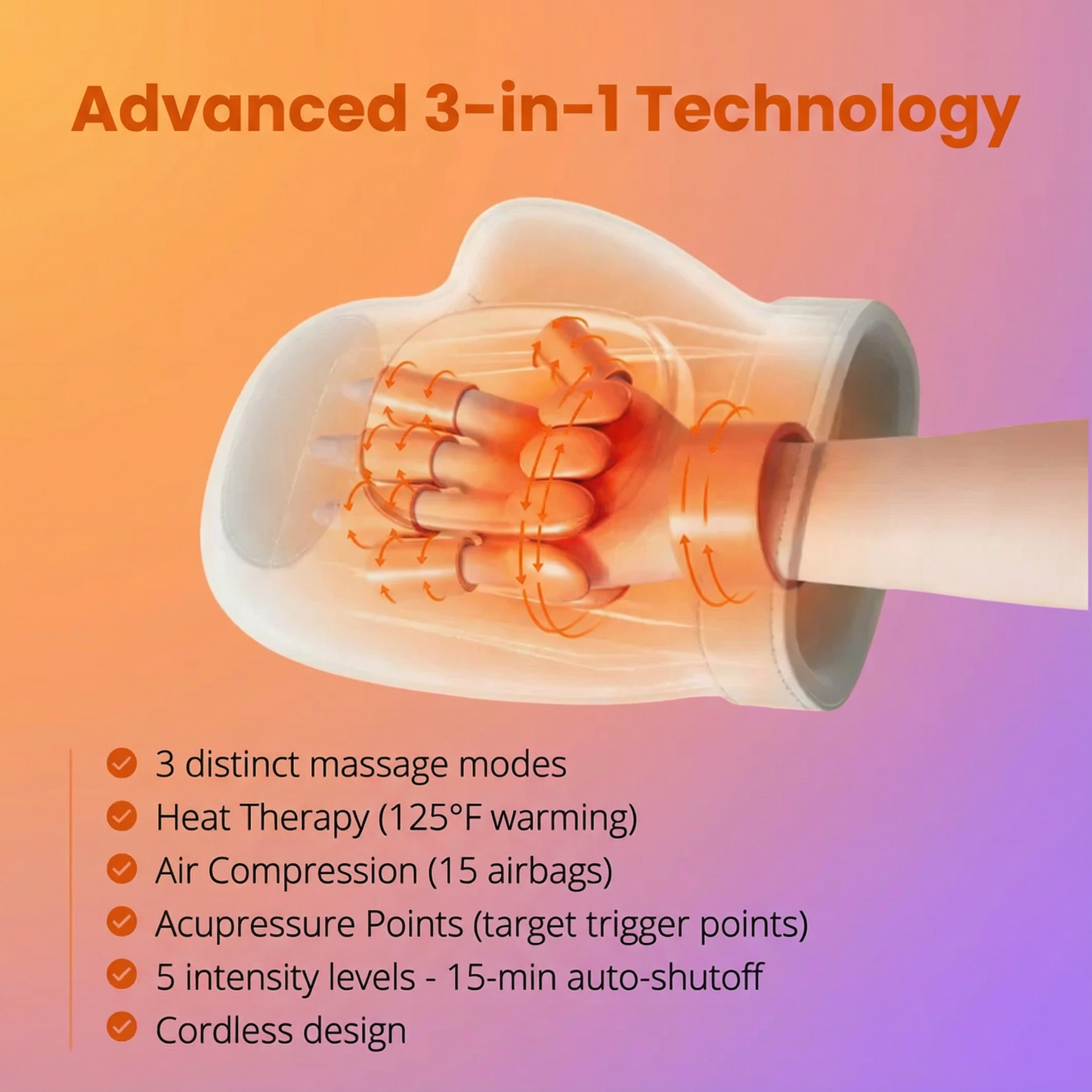 Athletic By Way™ Hand Massager Glove
