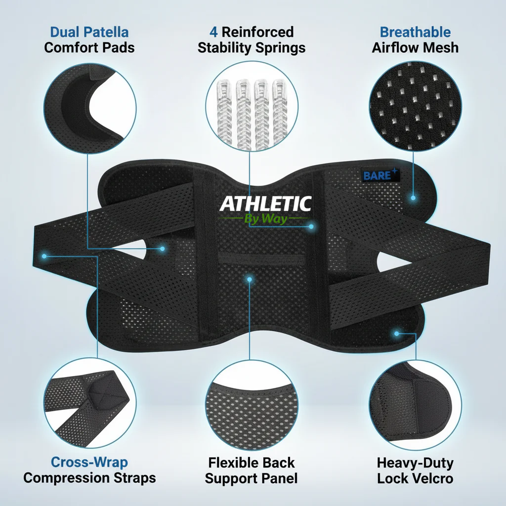 Athletic By Way™ Knee Sleeve